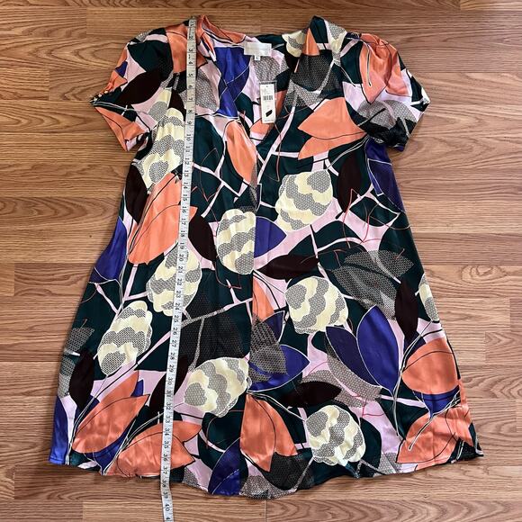 NWT Corey Lynn Calter x Anthropologie Tunic L Geometric Floral Shift Dress Boho - Picture 6 of 10